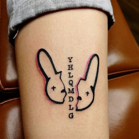 diseos tatuajes de bad bunny|Tatuajes de bad bunny